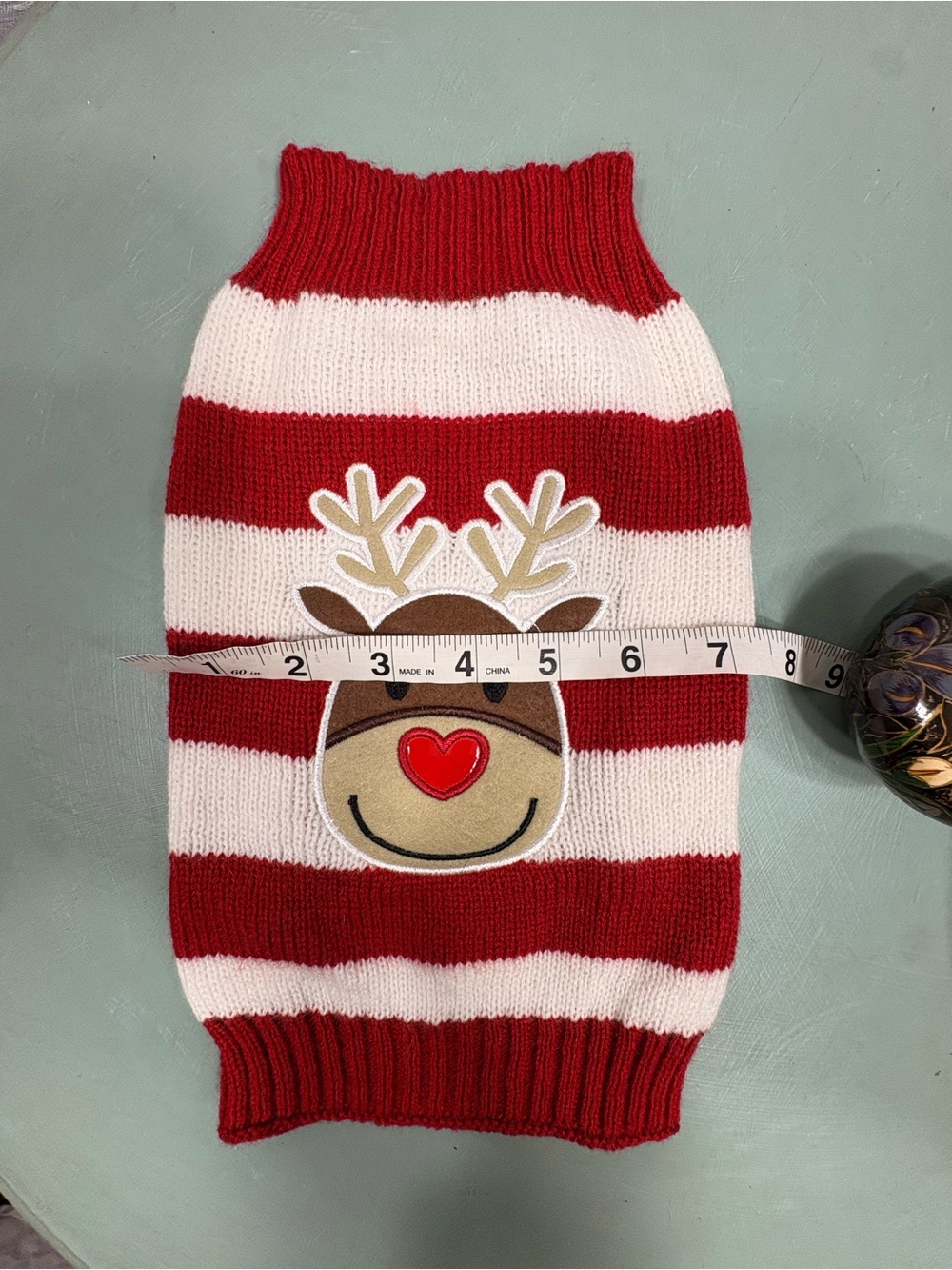 Lot 4 Small Dog Christmas Sweaters Holiday Knit Reindeer Scottie Rudolph XS S - Picture 8 of 9